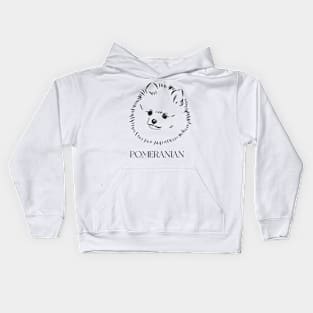 Pomeranian - Pomeranian Dog Kids Hoodie